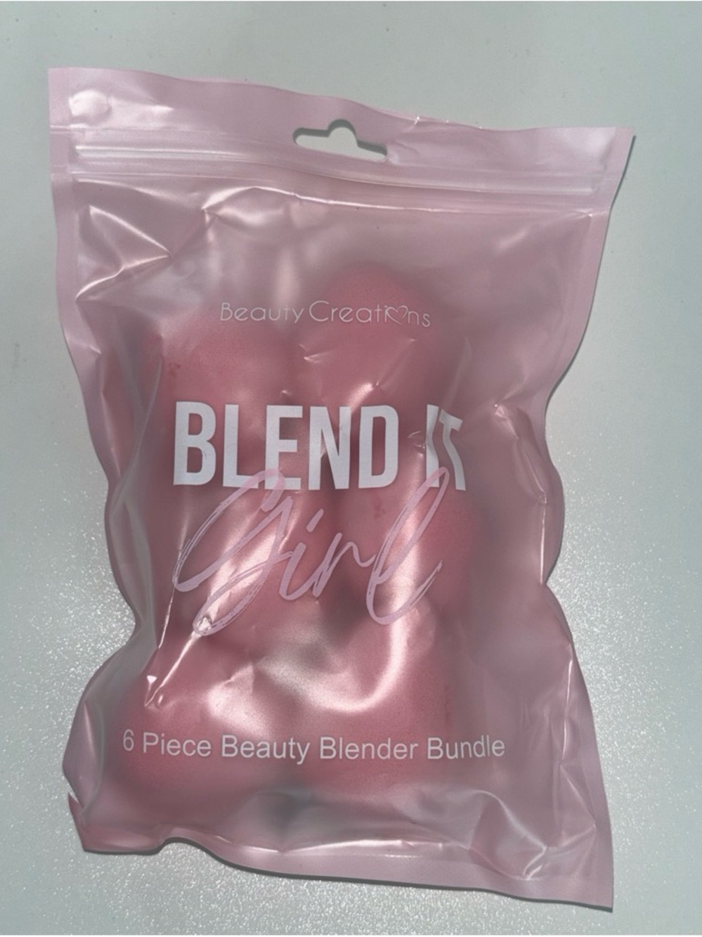 Beauty Creations Pink 6-Piece Beauty Blender Set